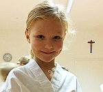 Samurai-Kids: Sophia Pertschy zählt zu den Jüngsten im Training